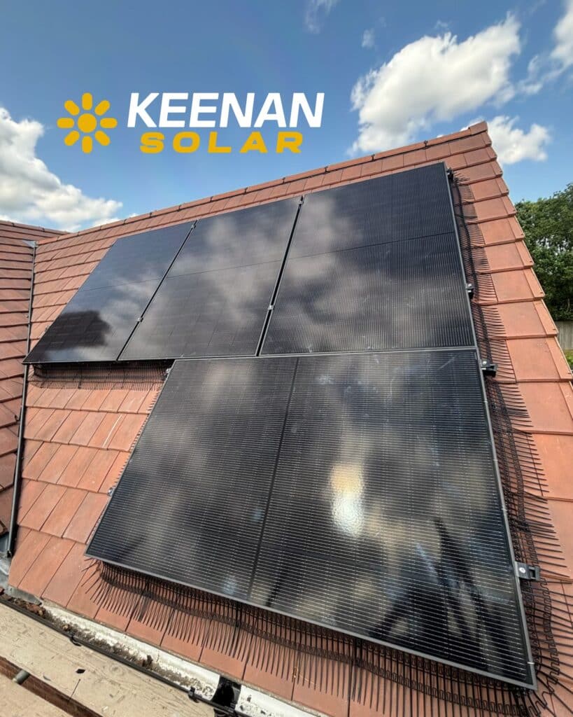 Solar panels with battery storage installation in North London by Keenan Solar