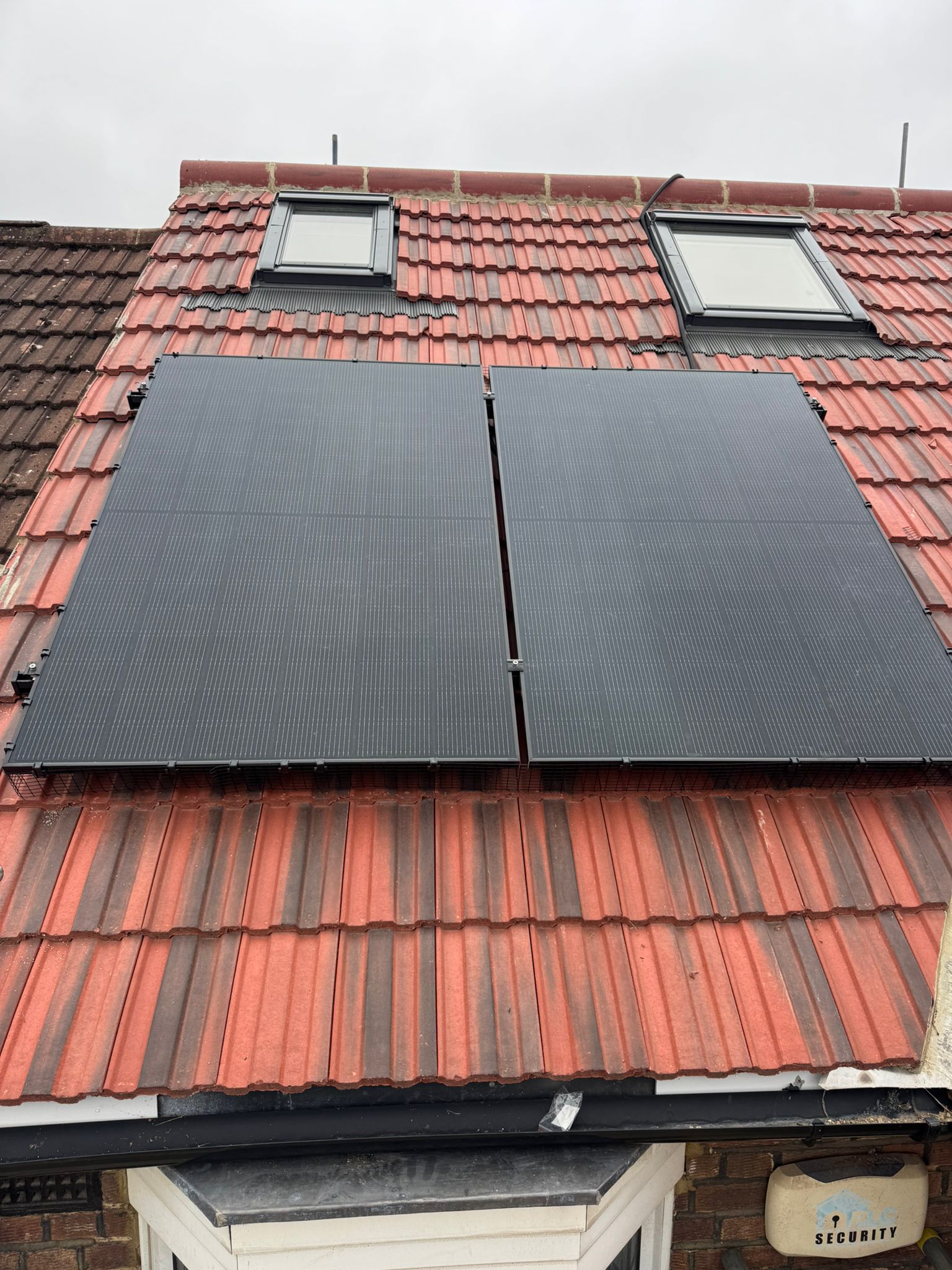 Installed solar battery and inverter system inside a Finchley Central property by Keenan Solar.