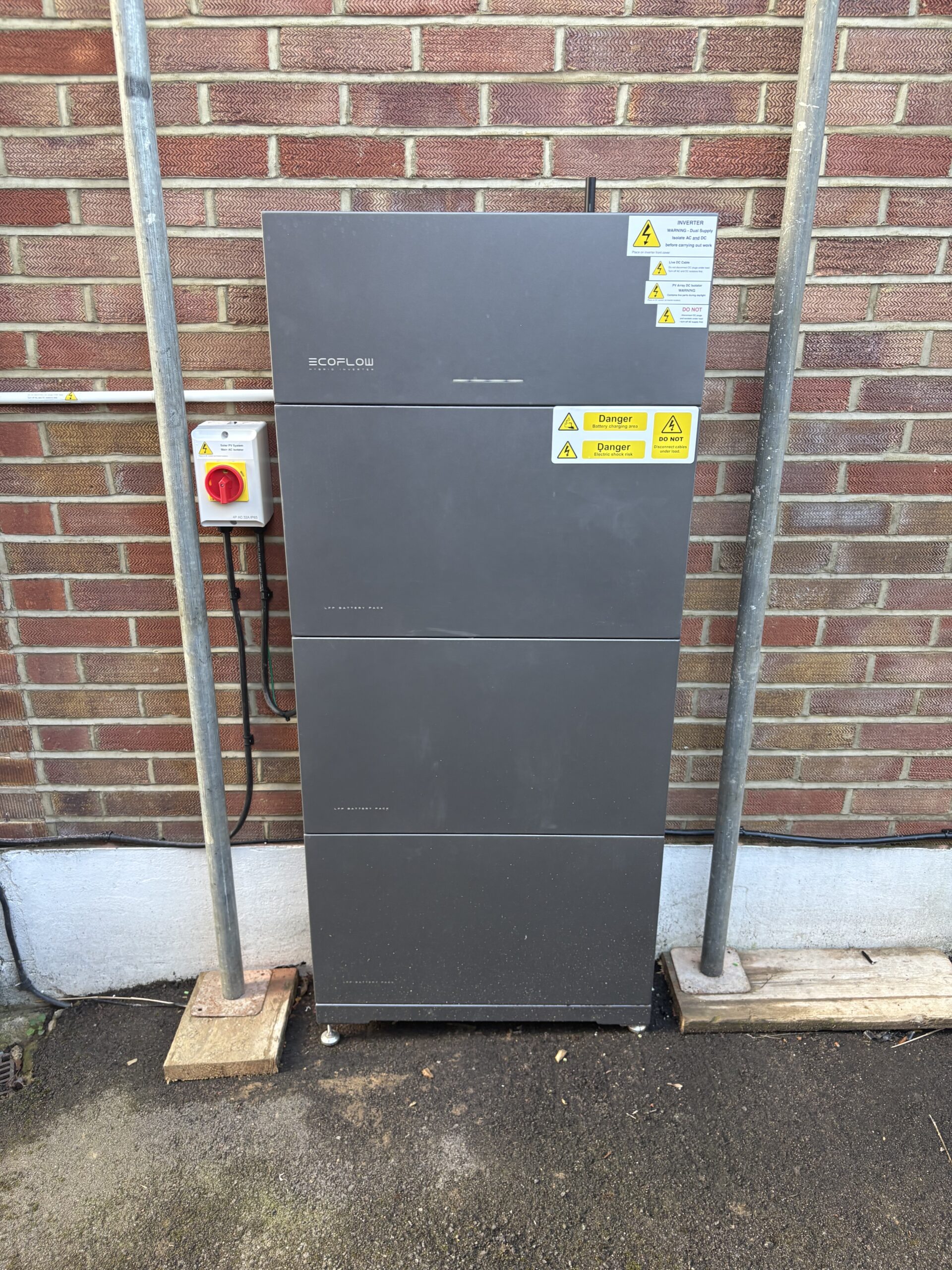 EcoFlow PowerOcean battery and inverter installation in Southgate North London